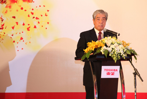 株式會社東芝執行役副社長前田義廣現場致辭