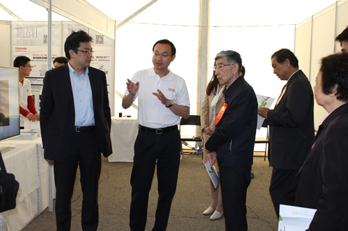 東芝參加清華大學“挑戰杯”科技展